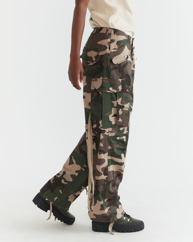 Cotton On Cotton On Bootleg Cargo Pants in Green | Lyst