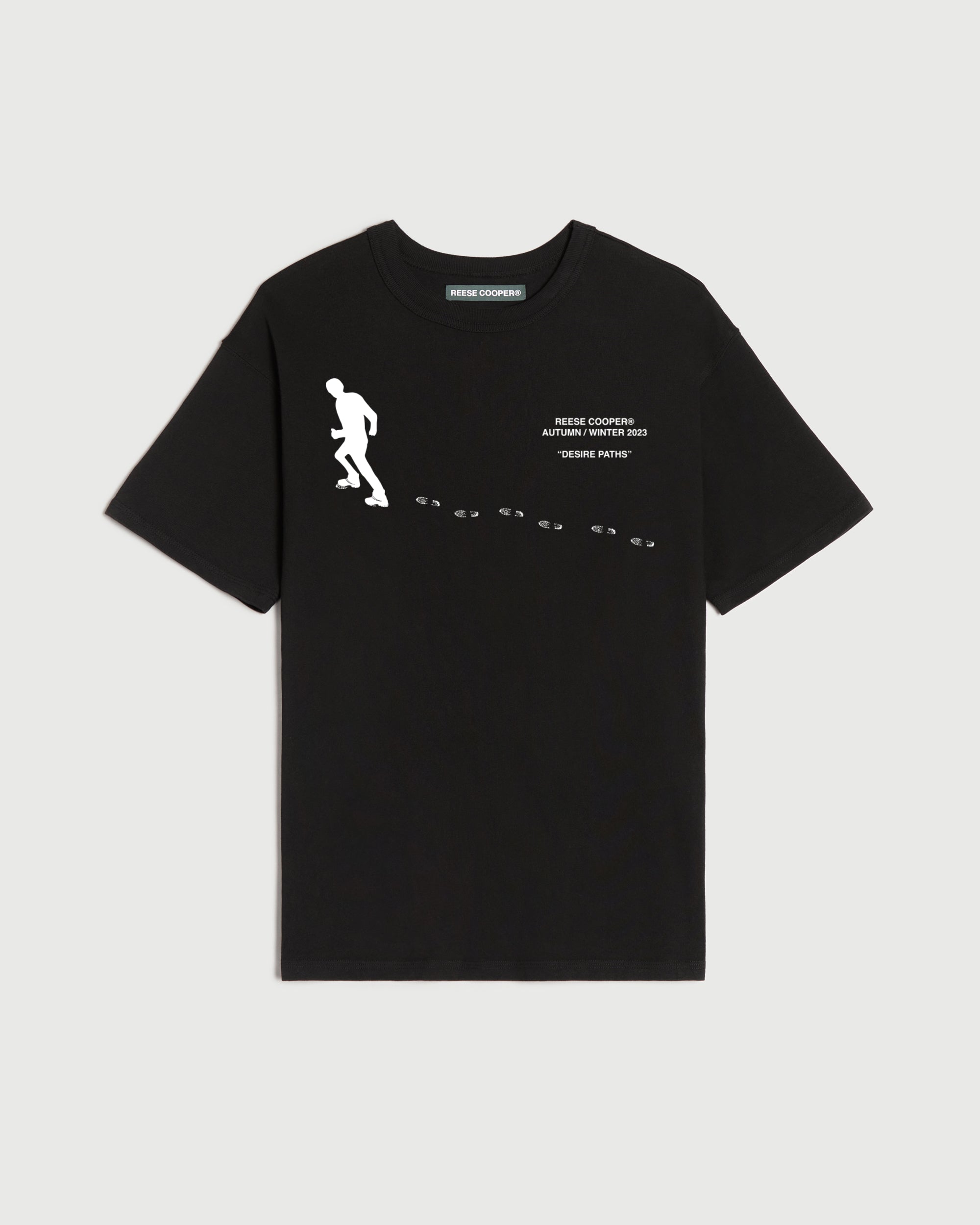 Desire Paths T-Shirt in Black