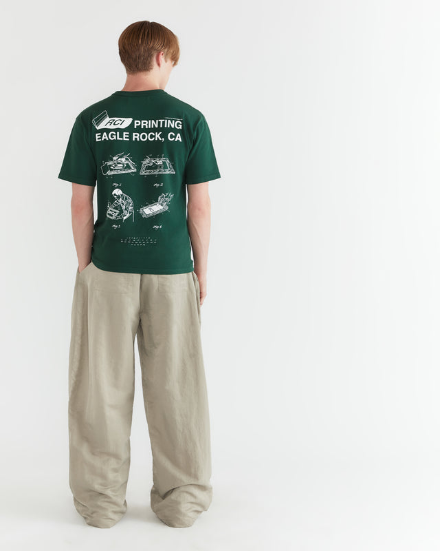 Men - RCI Printing T-Shirt - Forest - 1