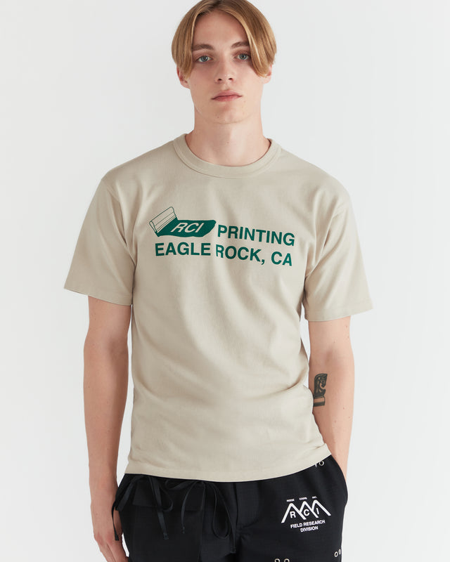 Men - RCI Printing T-Shirt - Khaki - 3