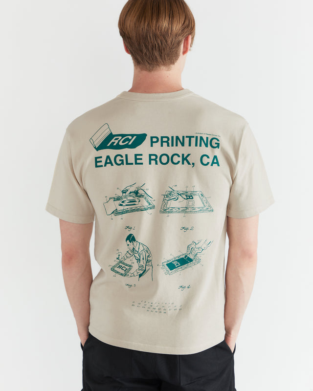 Men - RCI Printing T-Shirt - Khaki - 2