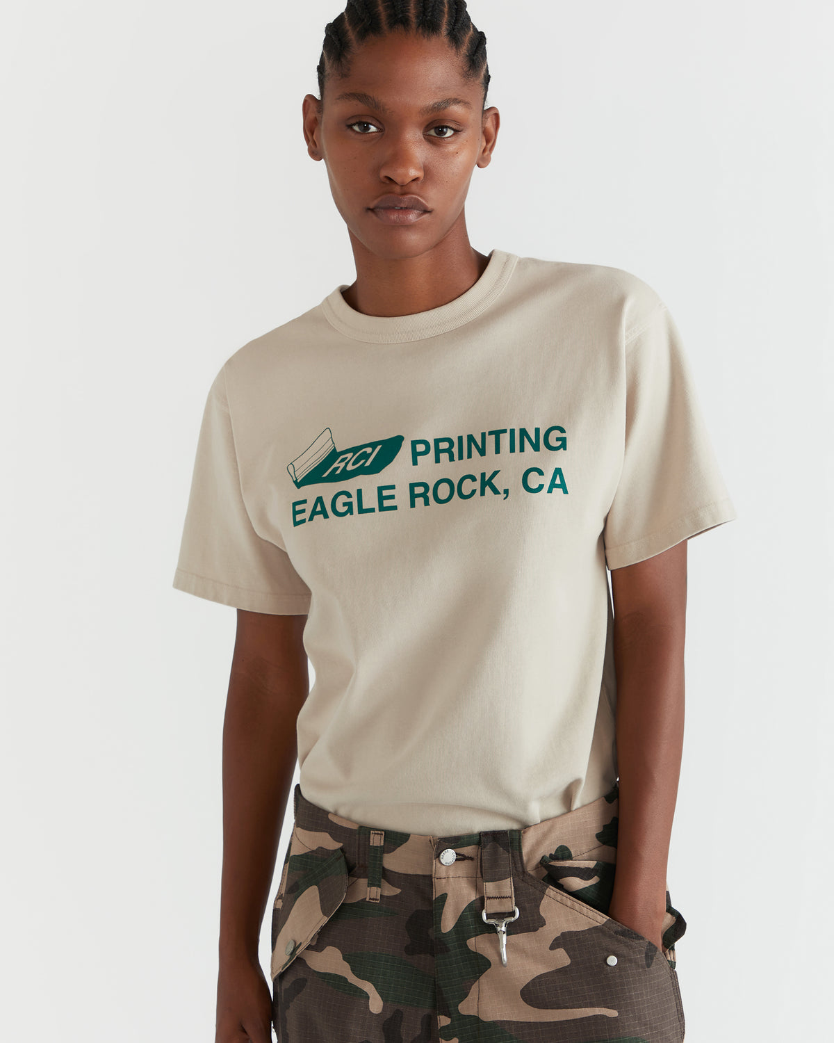 Women - RCI Printing T-Shirt - Khaki - 2