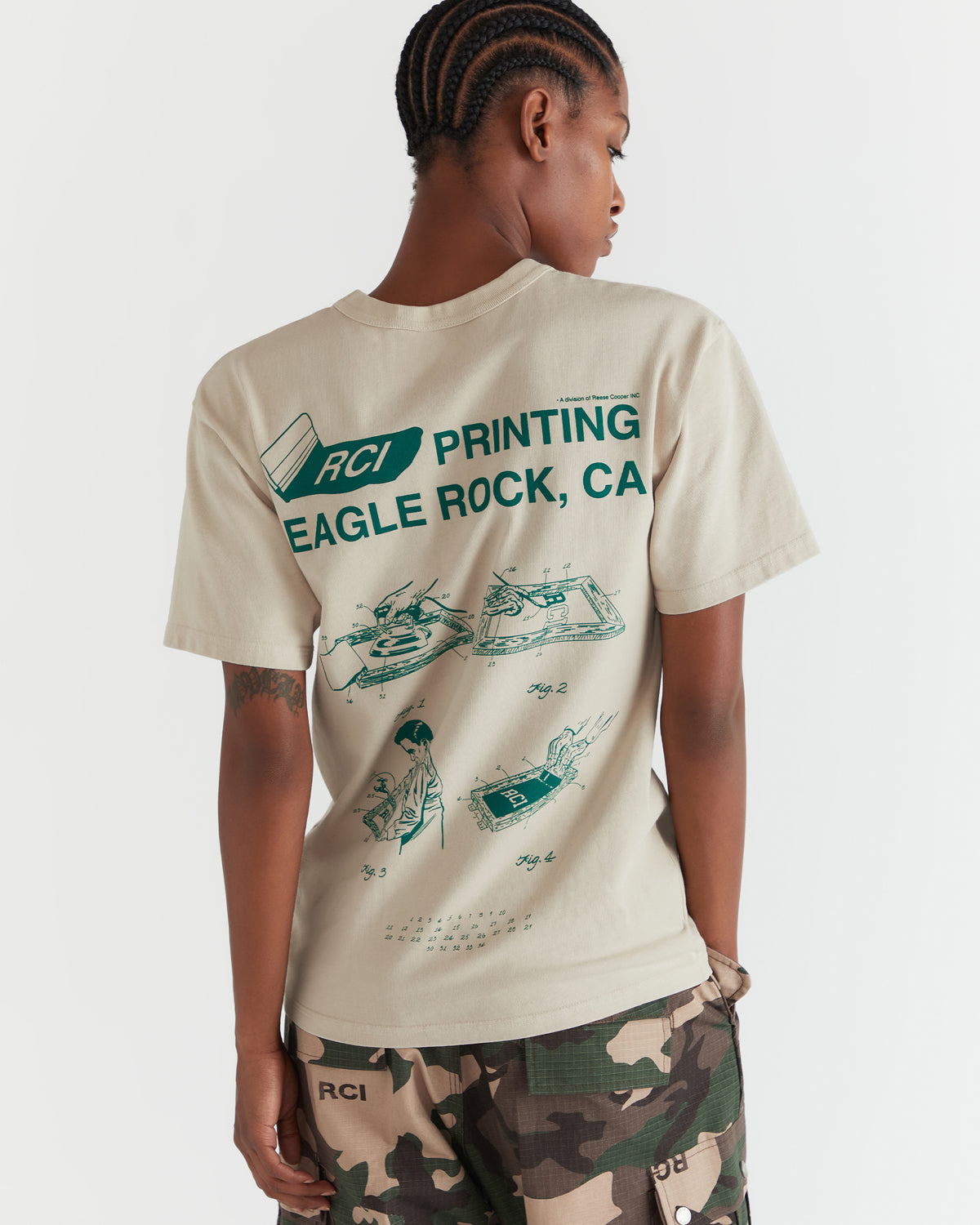 RCI Printing T-Shirt in Khaki – REESE COOPER®