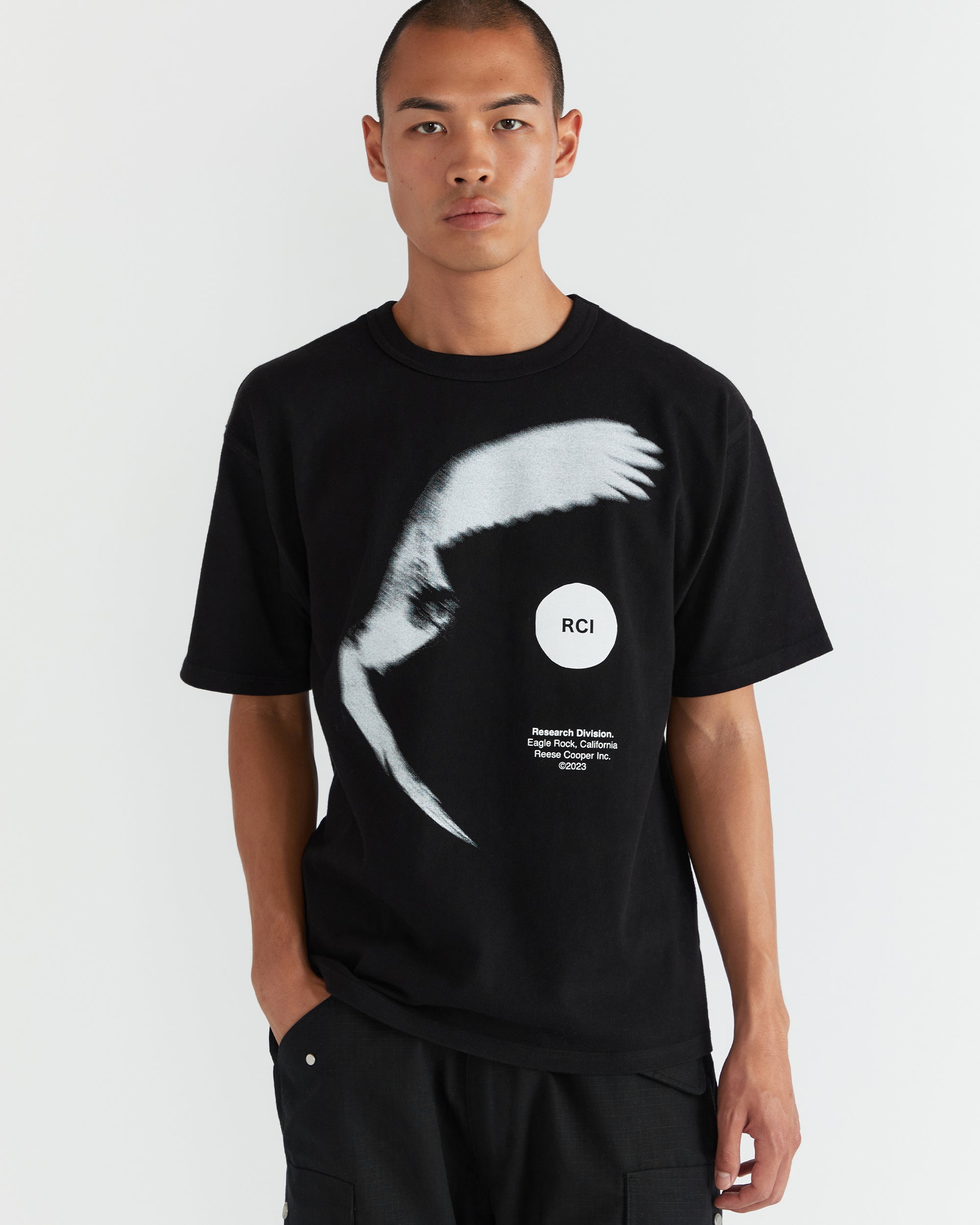 Men - Eagle T-Shirt - Black - 2