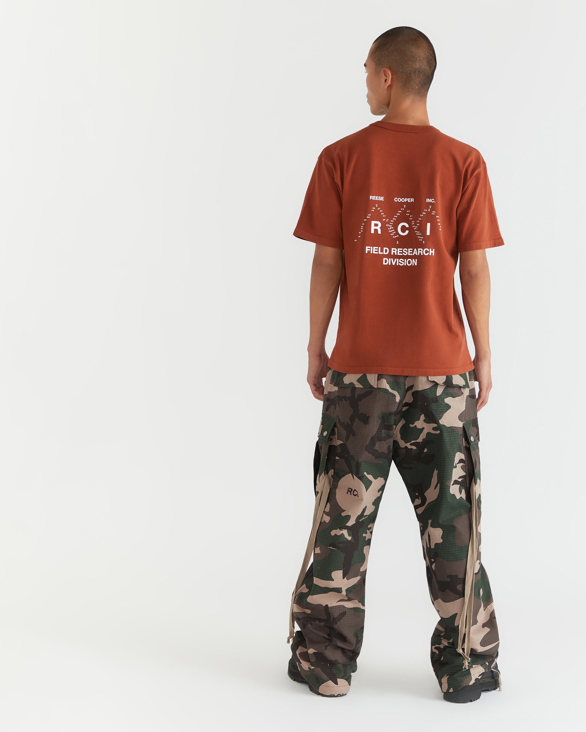 Men - Field Research Division T-Shirt - Burnt Orange - 1