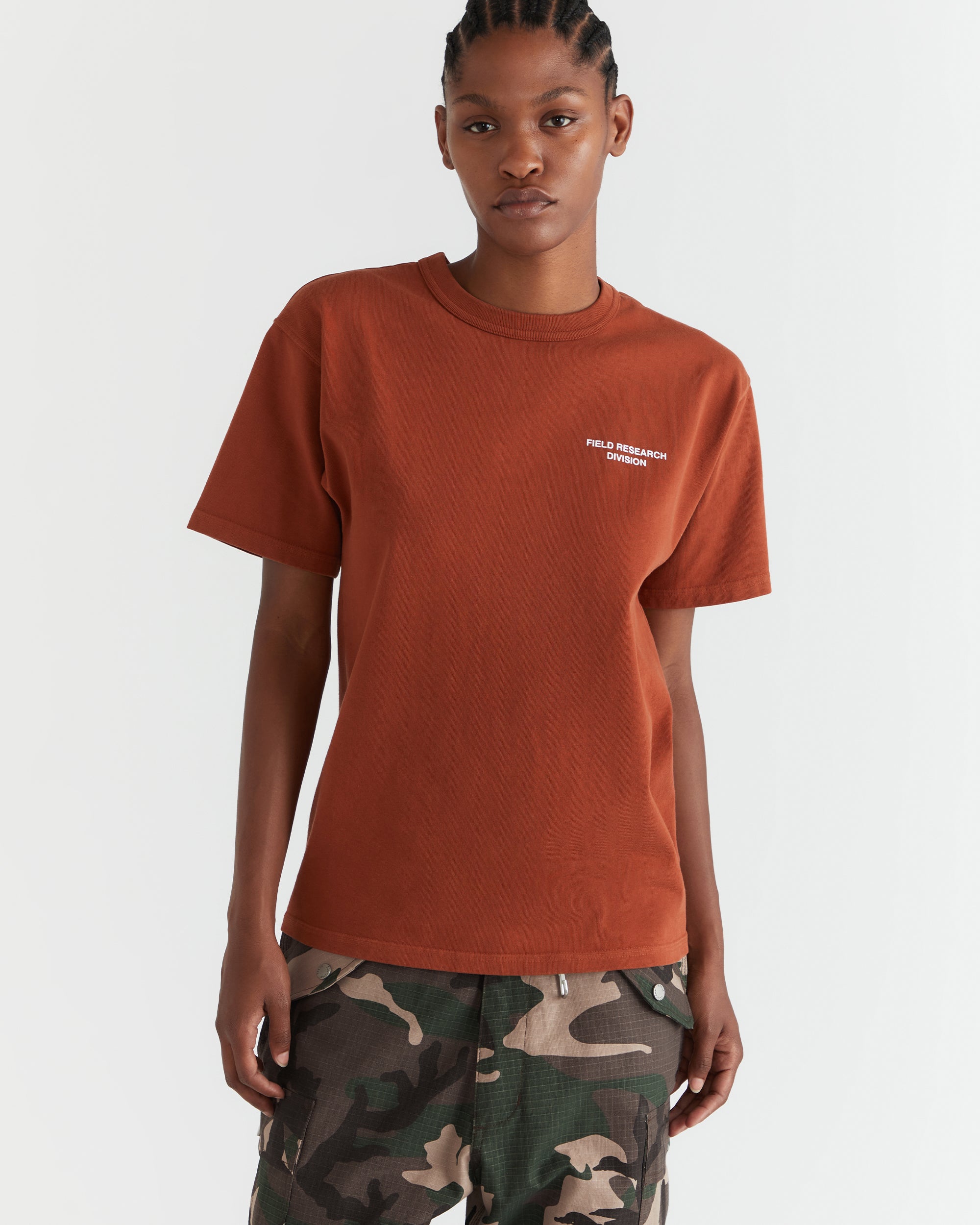 Women - Field Research Division T-Shirt - Burnt Orange - 3