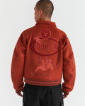 Men - Research Division Wool Varsity Jacket - Burnt Orange - 3
