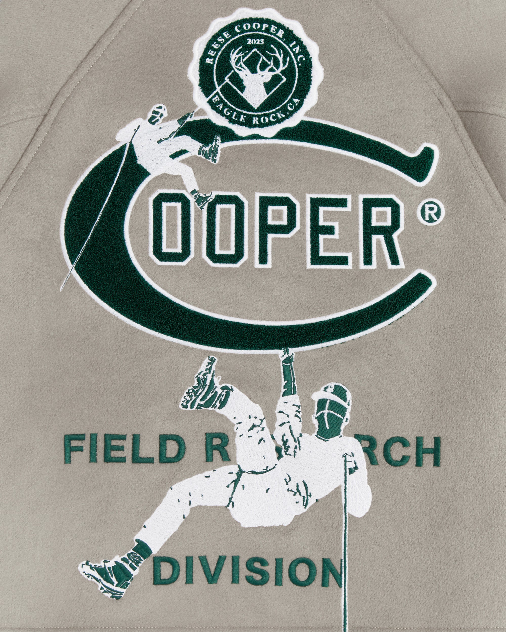 Research Division Wool Varsity Jacket in Stone