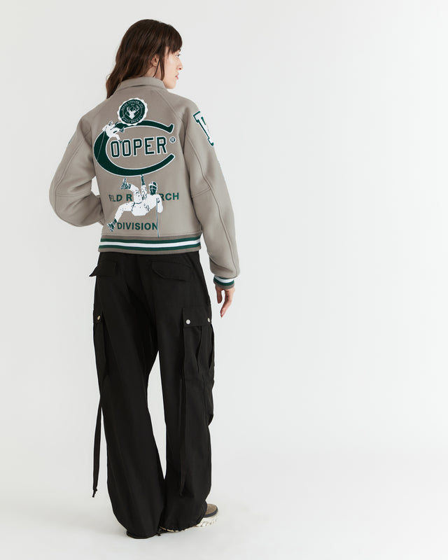 Women - Research Division Wool Varsity Jacket - Stone - 1