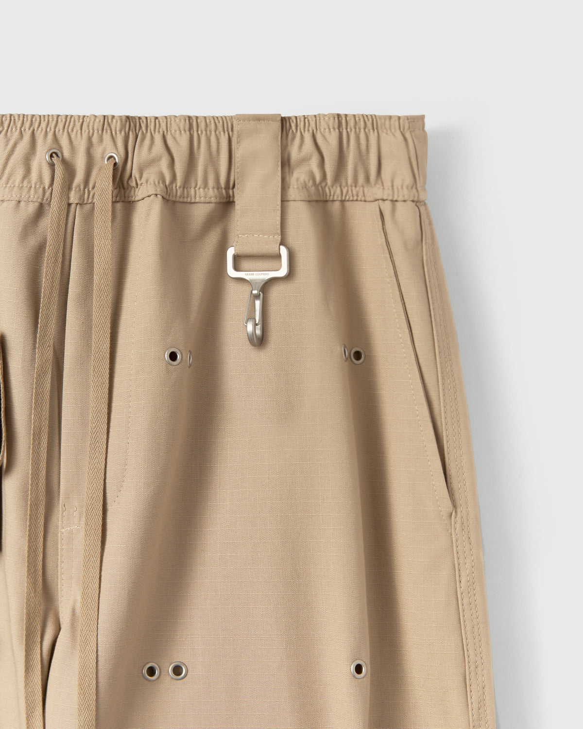 Modular Pocket Cargo Pant in Khaki Cotton Ripstop