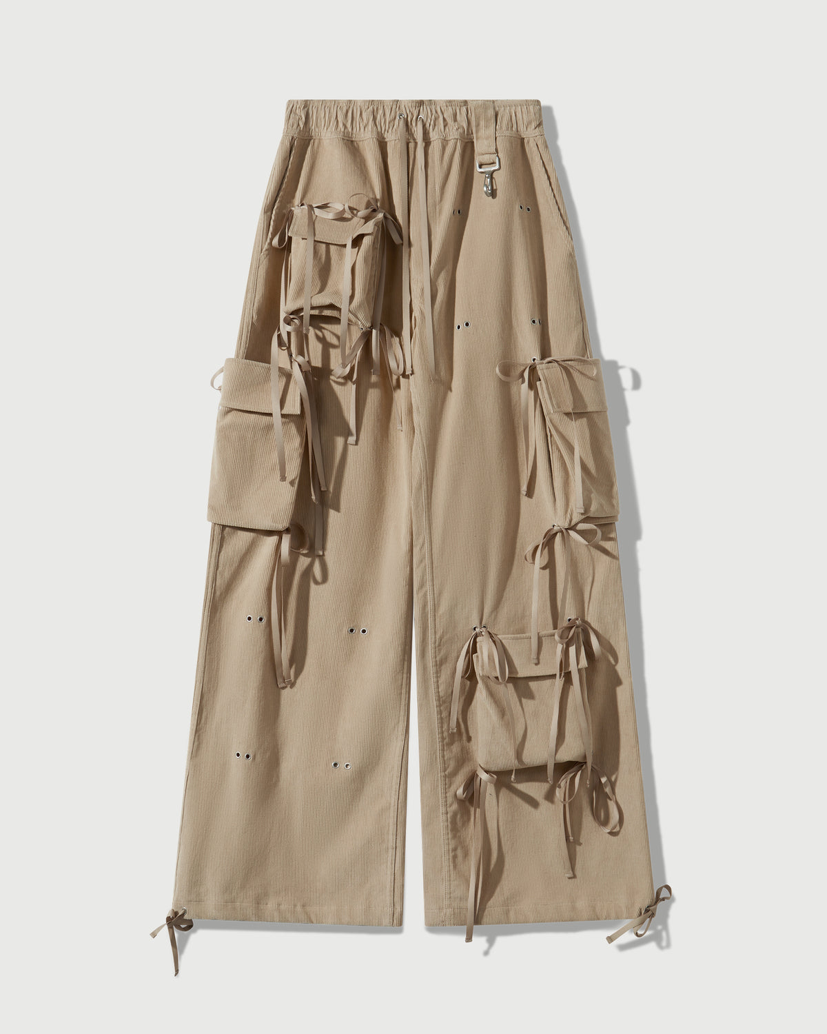 Corduroy Modular Pocket Cargo Pant in Khaki