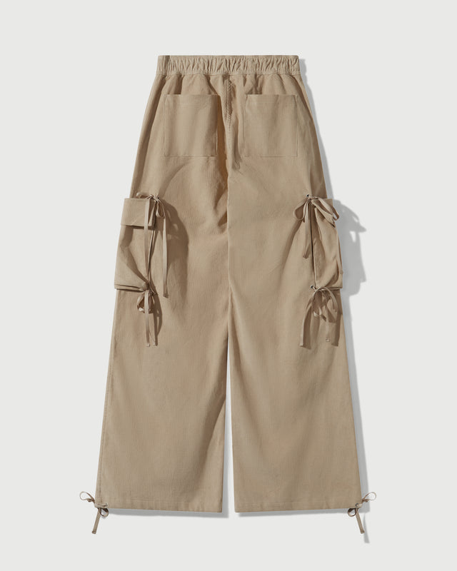 Corduroy Modular Pocket Cargo Pant in Khaki