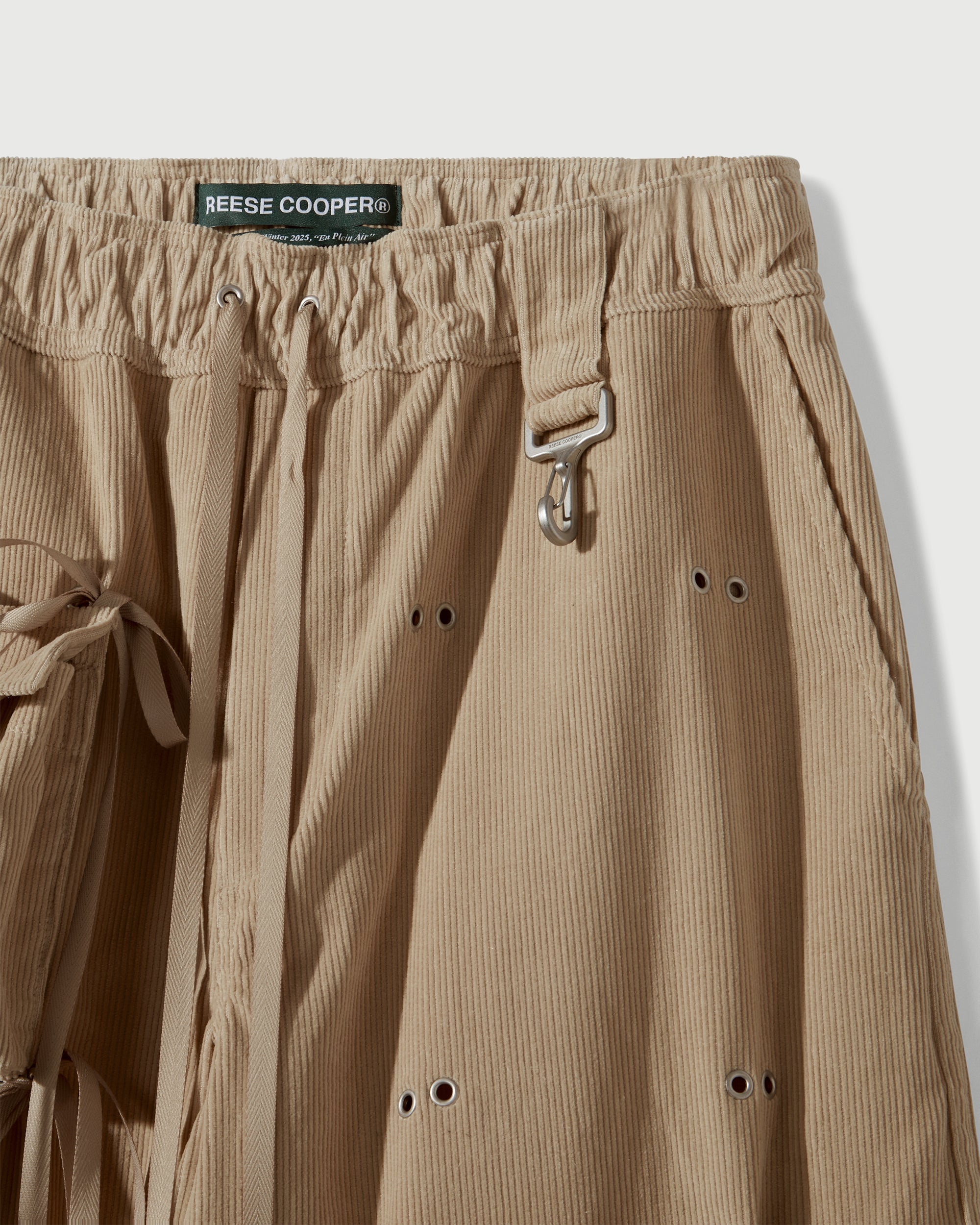 Corduroy Modular Pocket Cargo Pant in Khaki