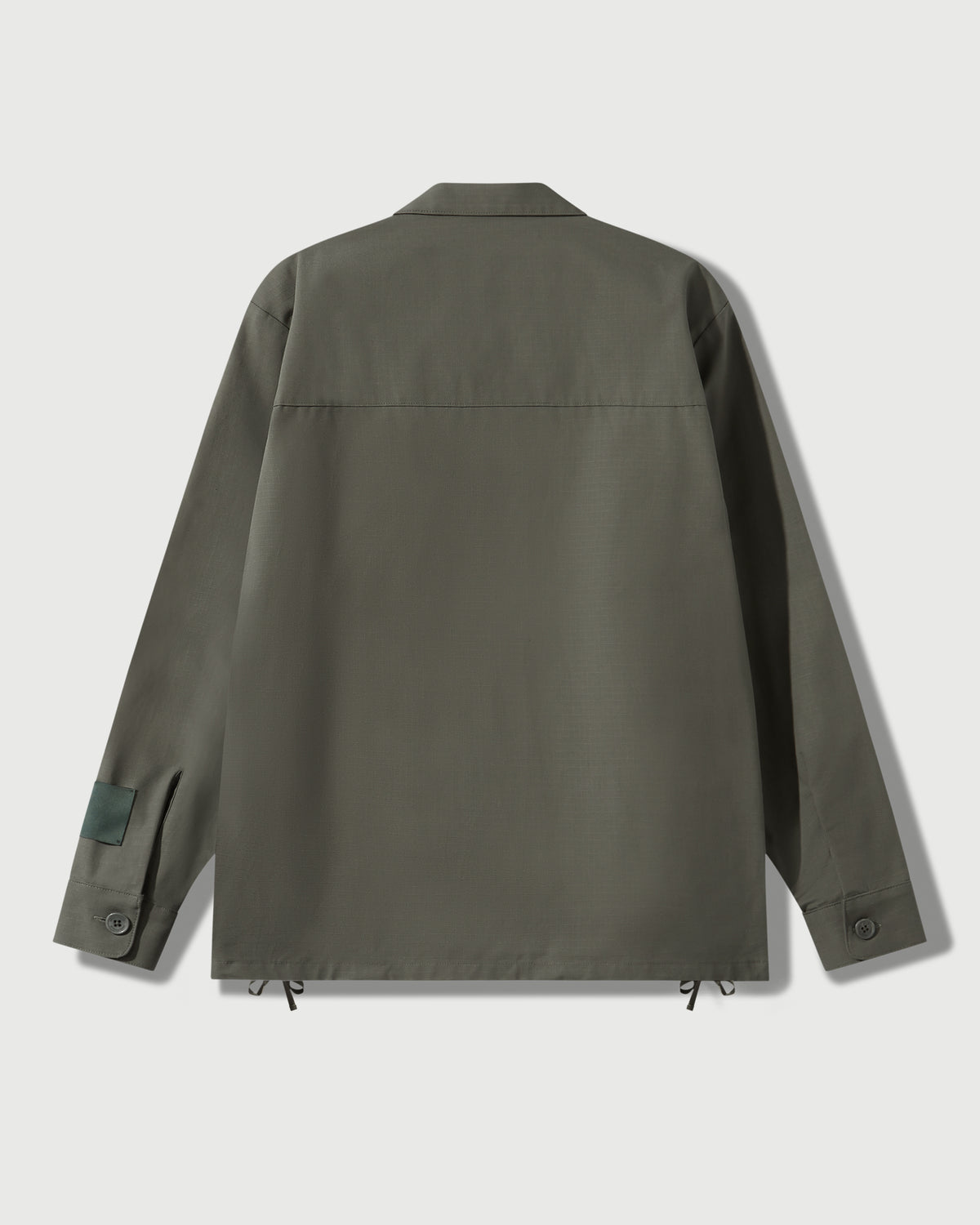 Cotton Ripstop Pullover Cargo Shirt in Sage