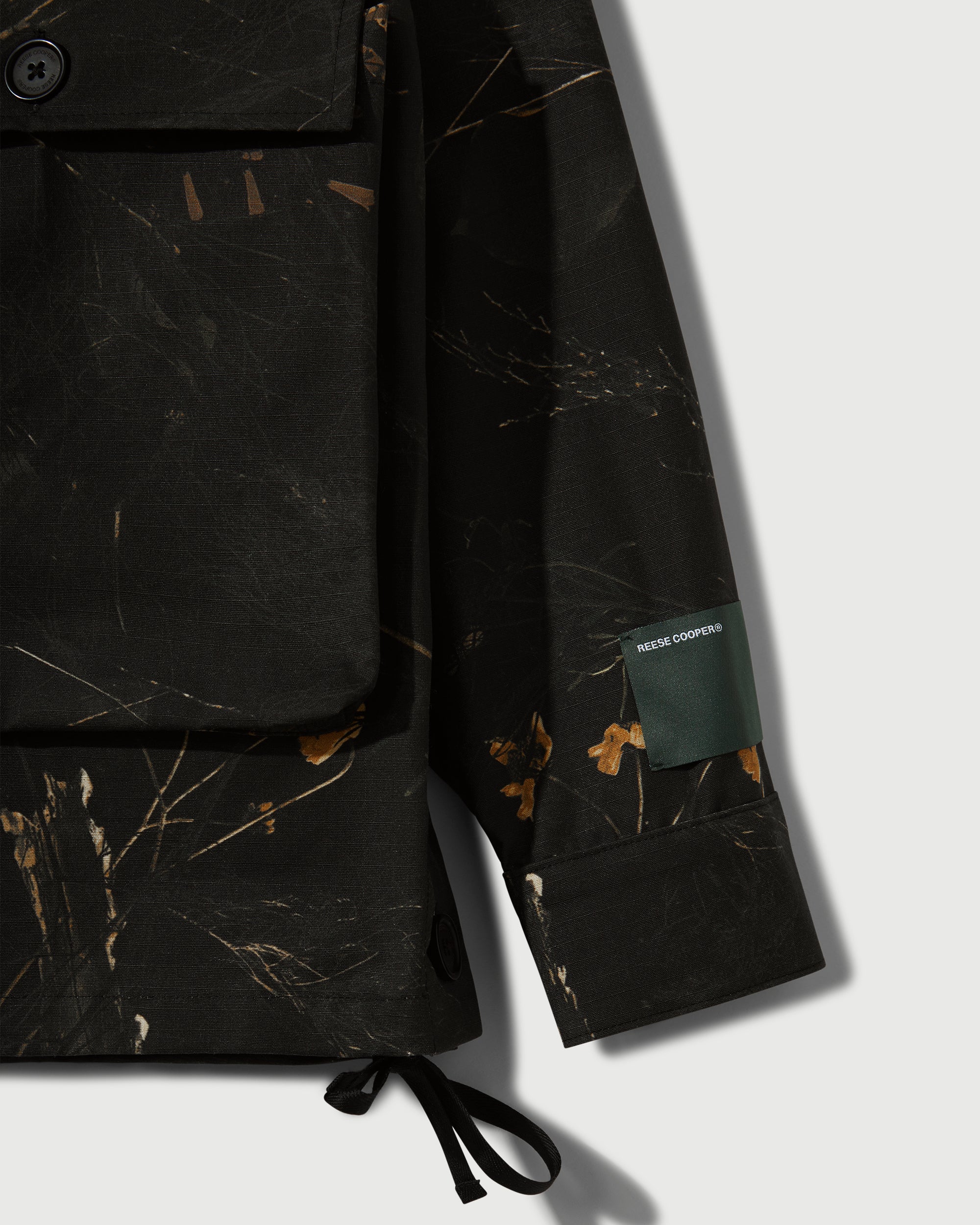 Cotton Ripstop Pullover Cargo Shirt in Camo