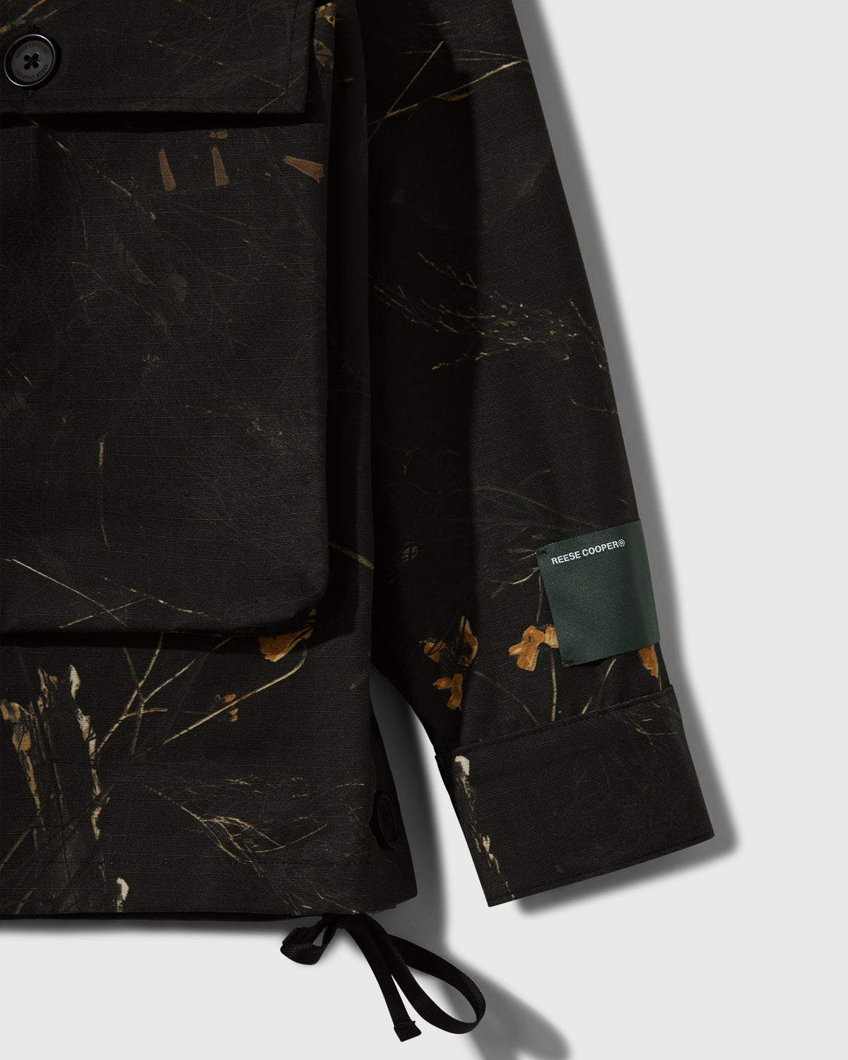 Cotton Ripstop Pullover Cargo Shirt in Camo