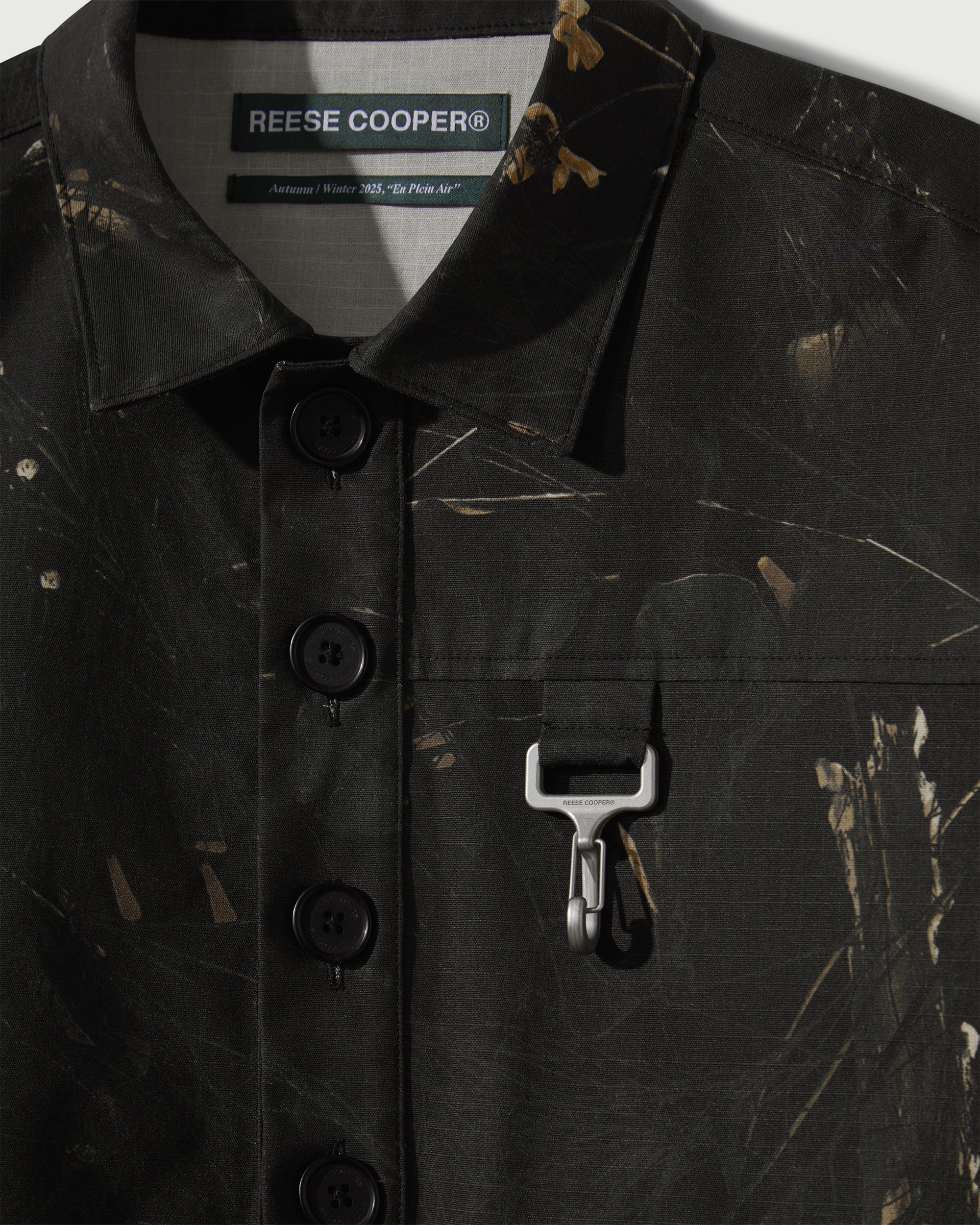 Cotton Ripstop Pullover Cargo Shirt in Camo