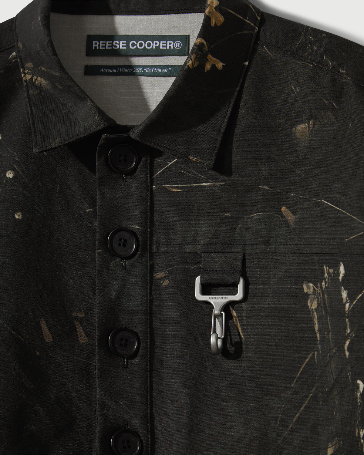 Cotton Ripstop Pullover Cargo Shirt in Camo
