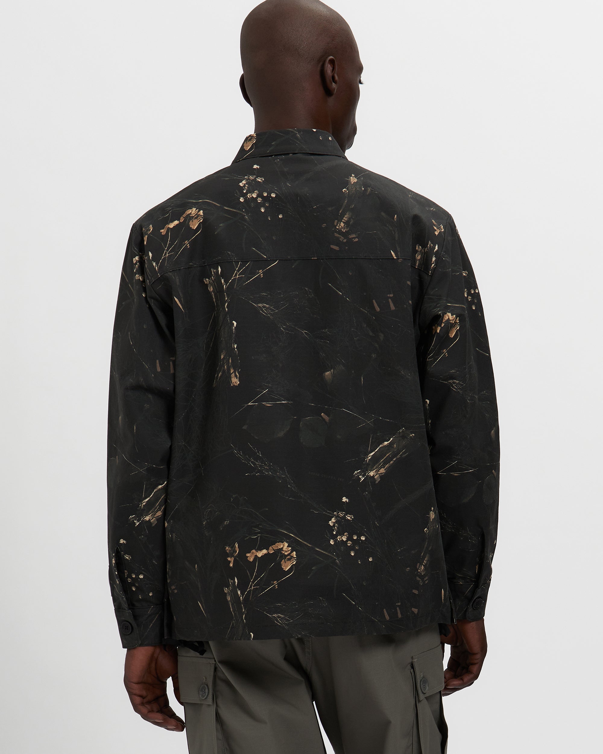 Cotton Ripstop Pullover Cargo Shirt in Camo