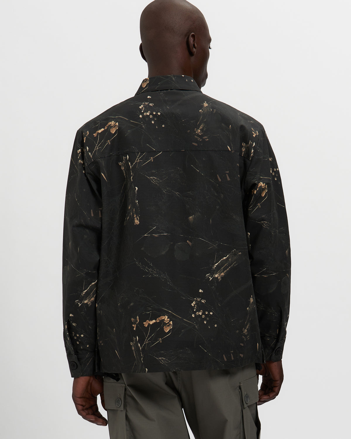 Cotton Ripstop Pullover Cargo Shirt in Camo