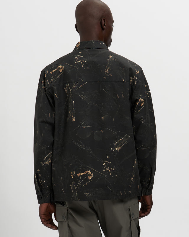 Cotton Ripstop Pullover Cargo Shirt in Camo