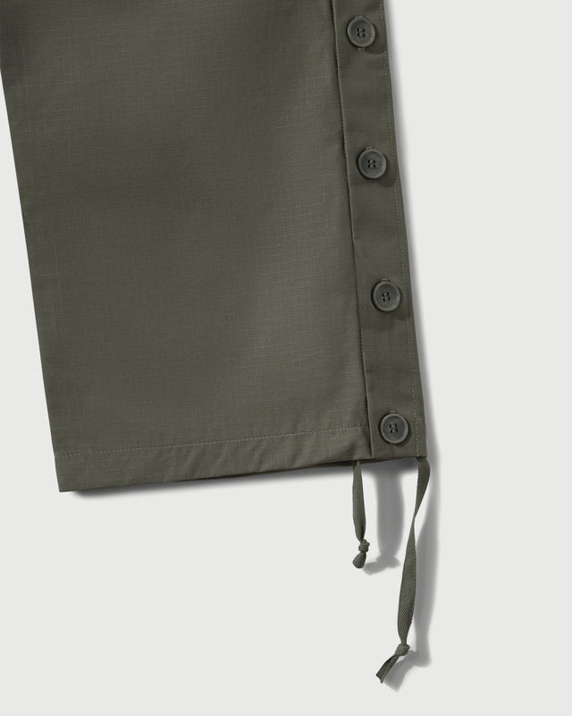Cotton Ripstop Wide Leg Cargo Pant in Sage