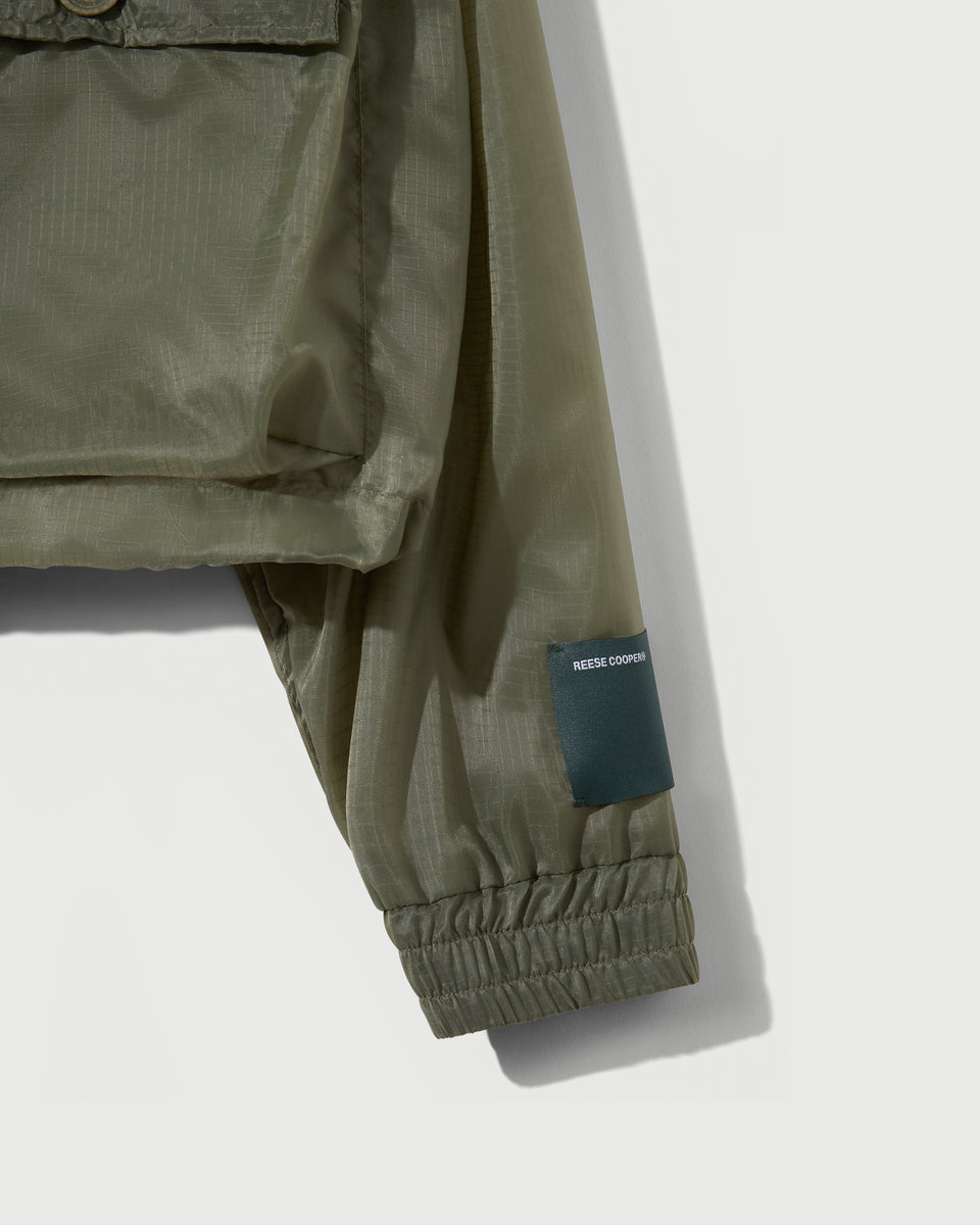 RCI Reserve: Hooded Jacket in Green Nylon Ripstop – REESE COOPER®