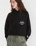 Women - Mountain Logo Hoodie - Black - 2