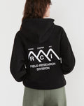 Women - Mountain Logo Hoodie - Black - 3