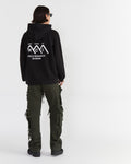 Men - Mountain Logo Hoodie - Black - 1