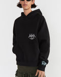 Men - Mountain Logo Hoodie - Black - 3