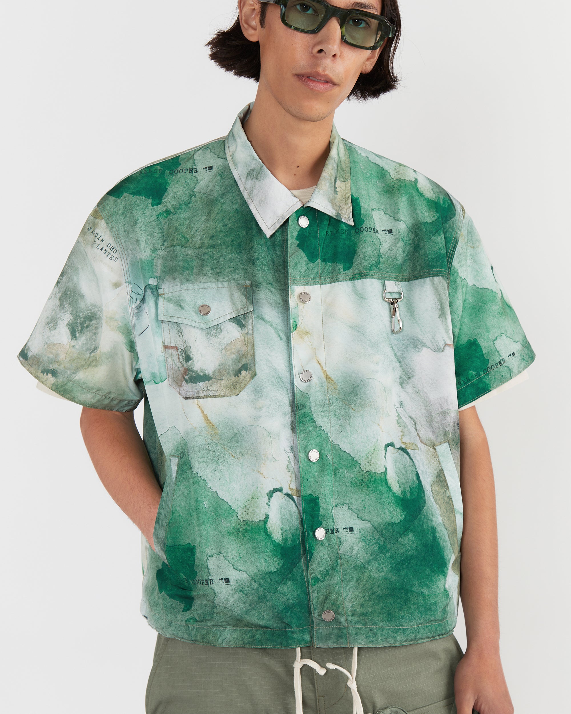 Short Sleeve Coaches Jacket in Watercolour Camo – REESE COOPER®