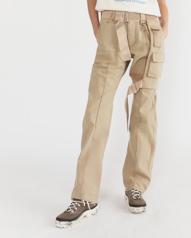 Michael Kors Mens Solid Tan Flat Front Cotton Casual Chino Khaki Pants |  The Suit Depot