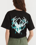 Women - Deer Diamond Tee - Black - 3