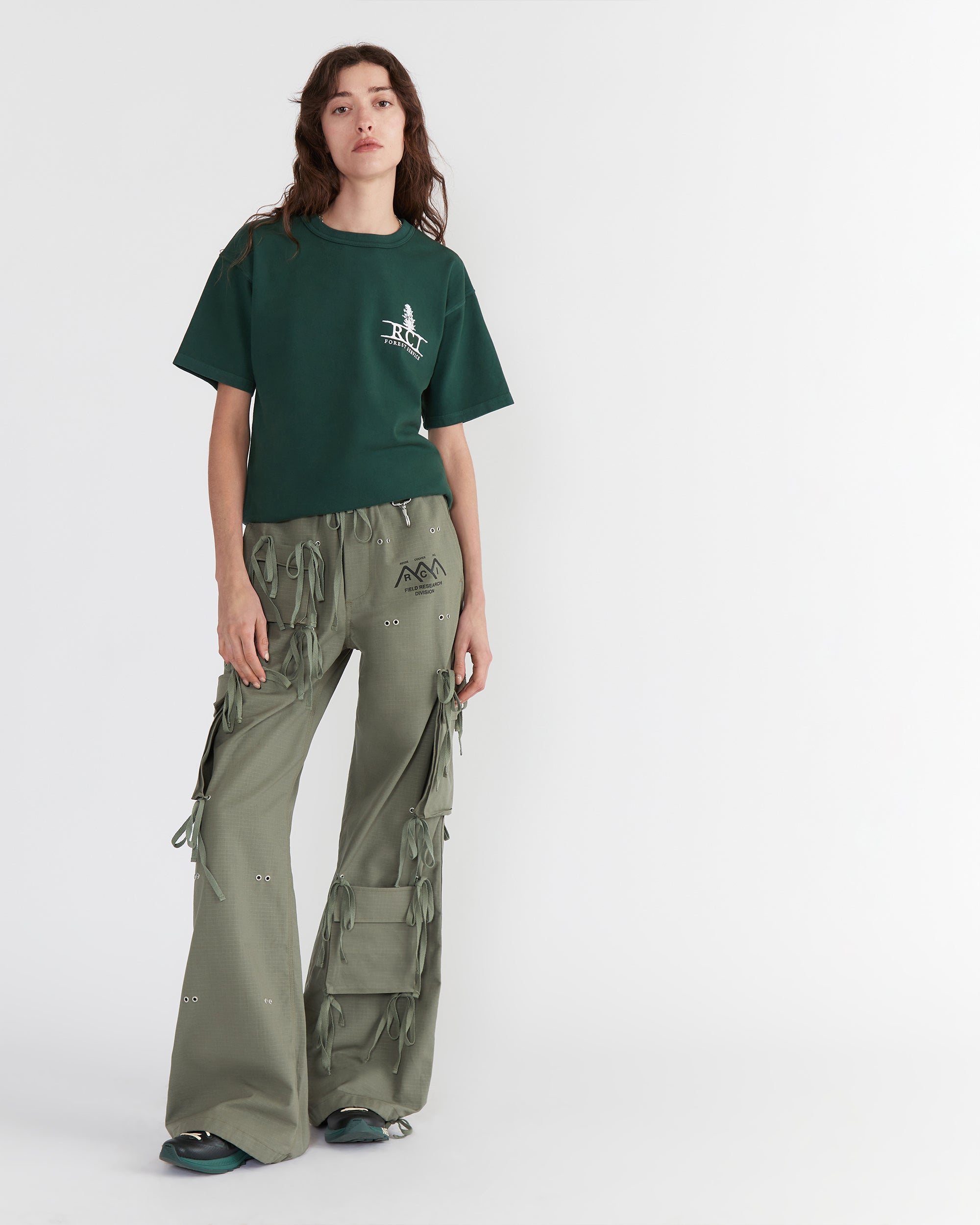Women - Roots Tee - Forest - 1
