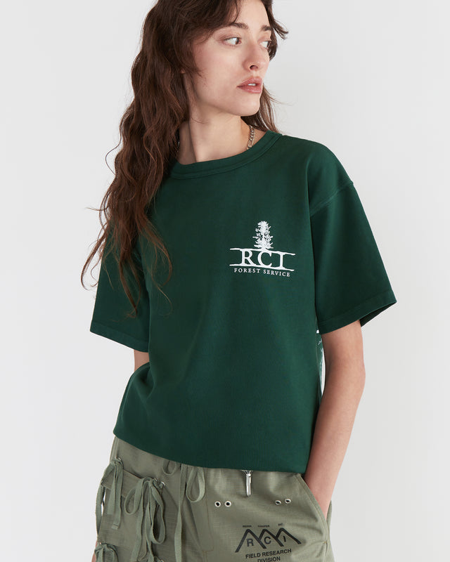 Women - Roots Tee - Forest - 3