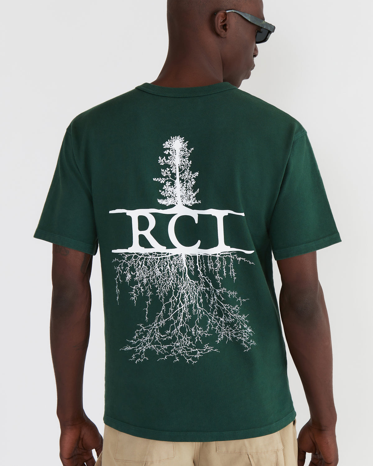 Men - Roots Tee - Forest - 2