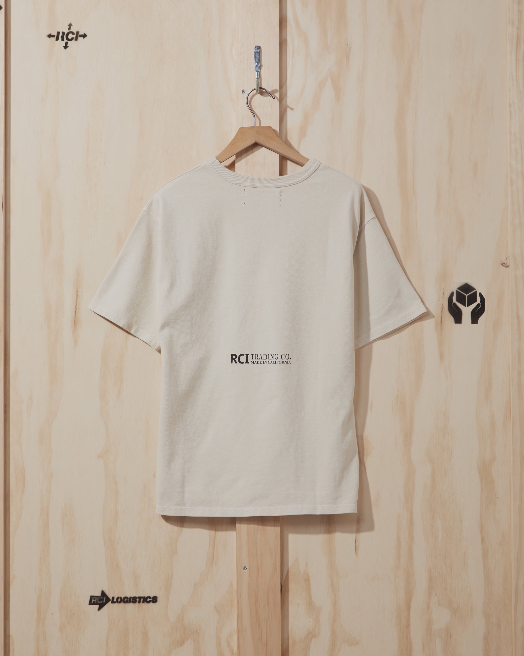 SS20 How A Letter Travels T-Shirt in Vintage White