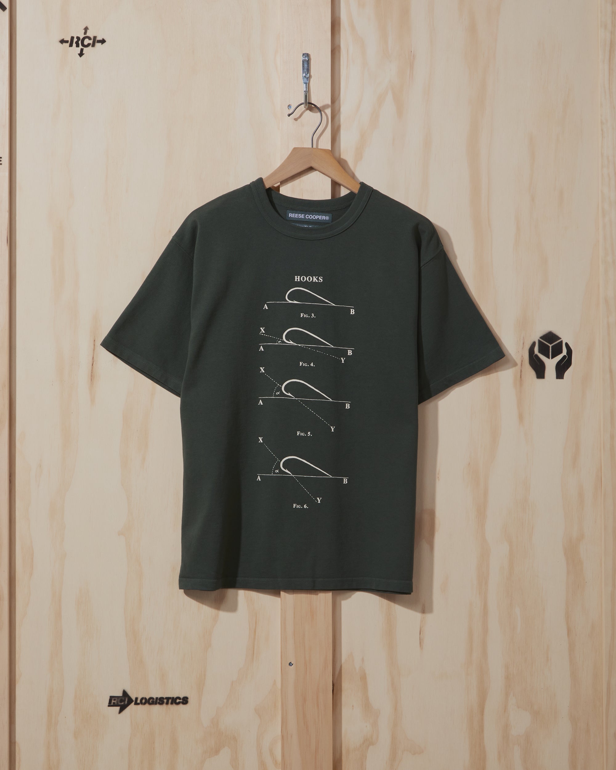 SS21 Hooks T-Shirt in Green