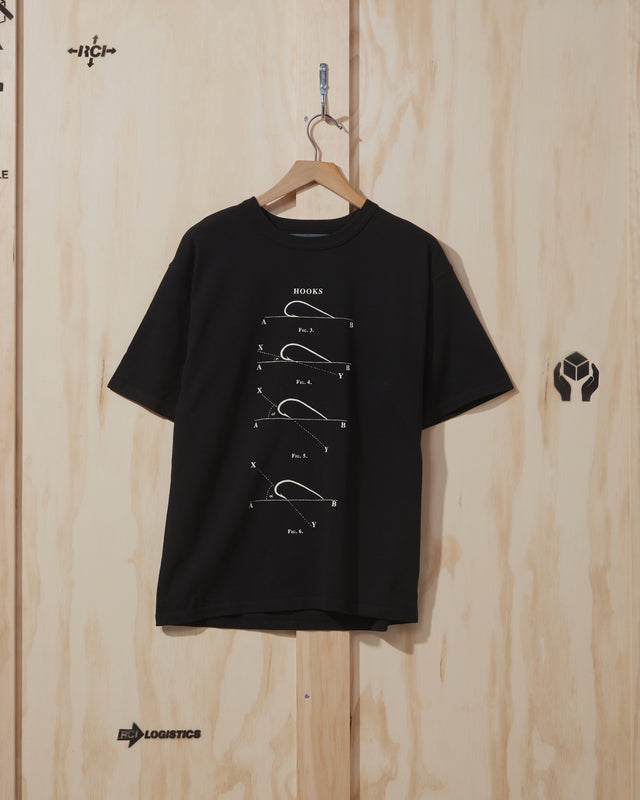 SS21 Hooks T-Shirt in Black