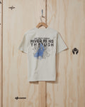 SS21 River Runs Through Illustration T-Shirt in Vintage White