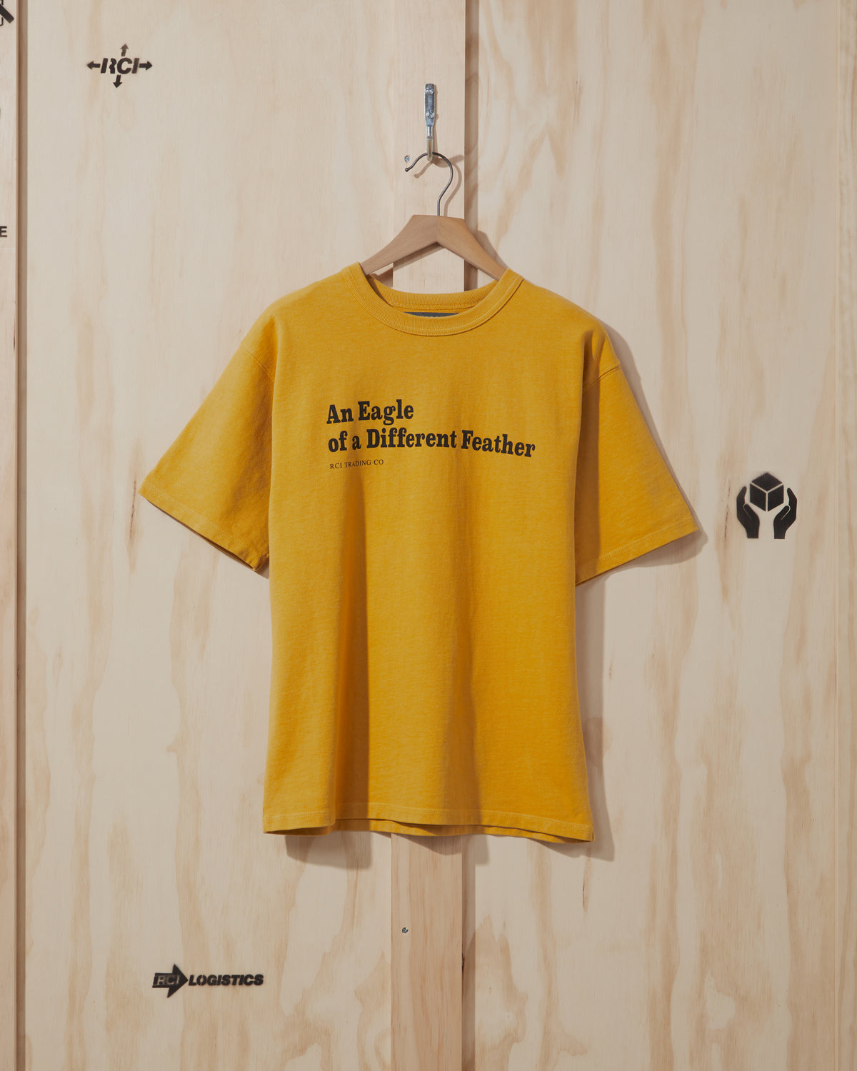 SS21 Eagle of a Different Feather T-Shirt in Yellow