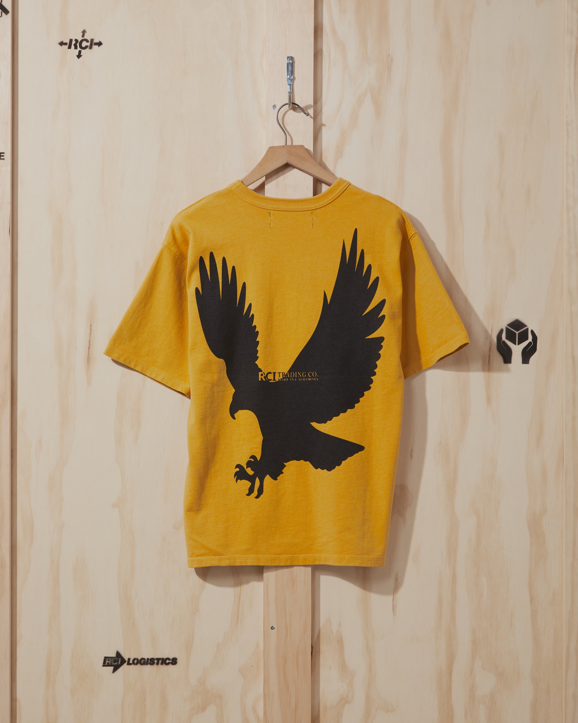 SS21 Eagle of a Different Feather T-Shirt in Yellow