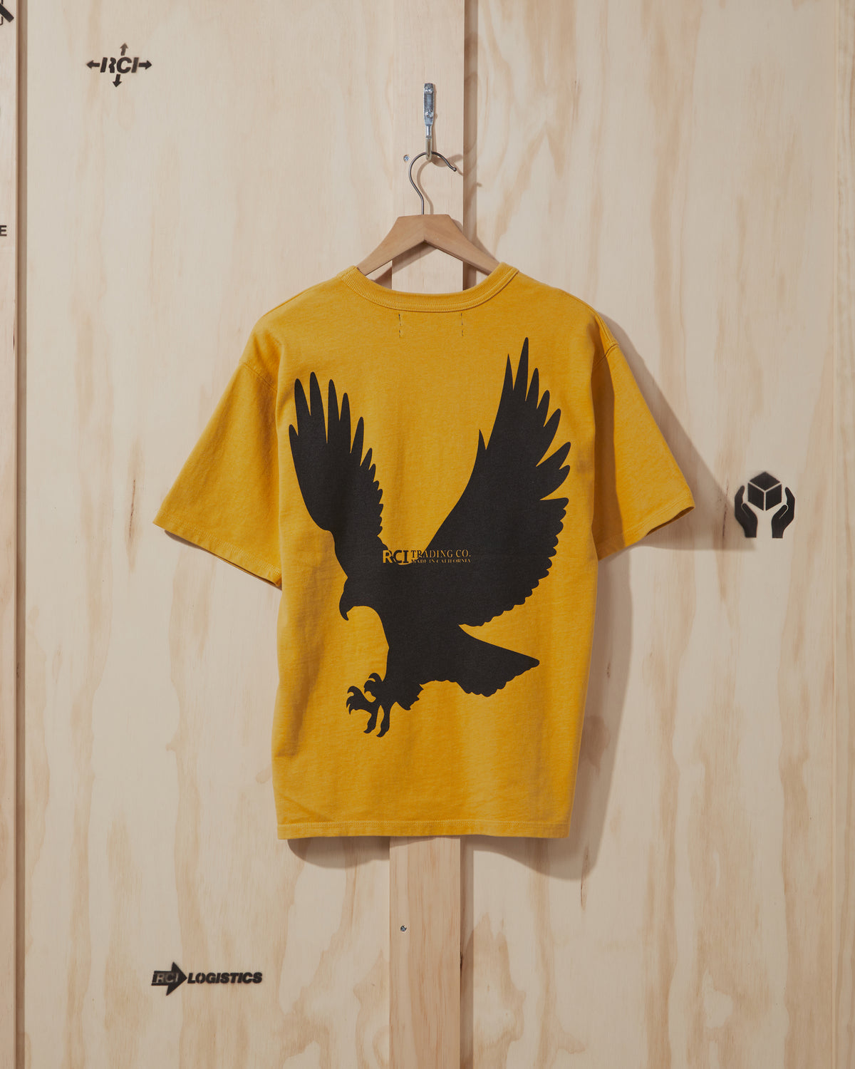 SS21 Eagle of a Different Feather T-Shirt in Yellow