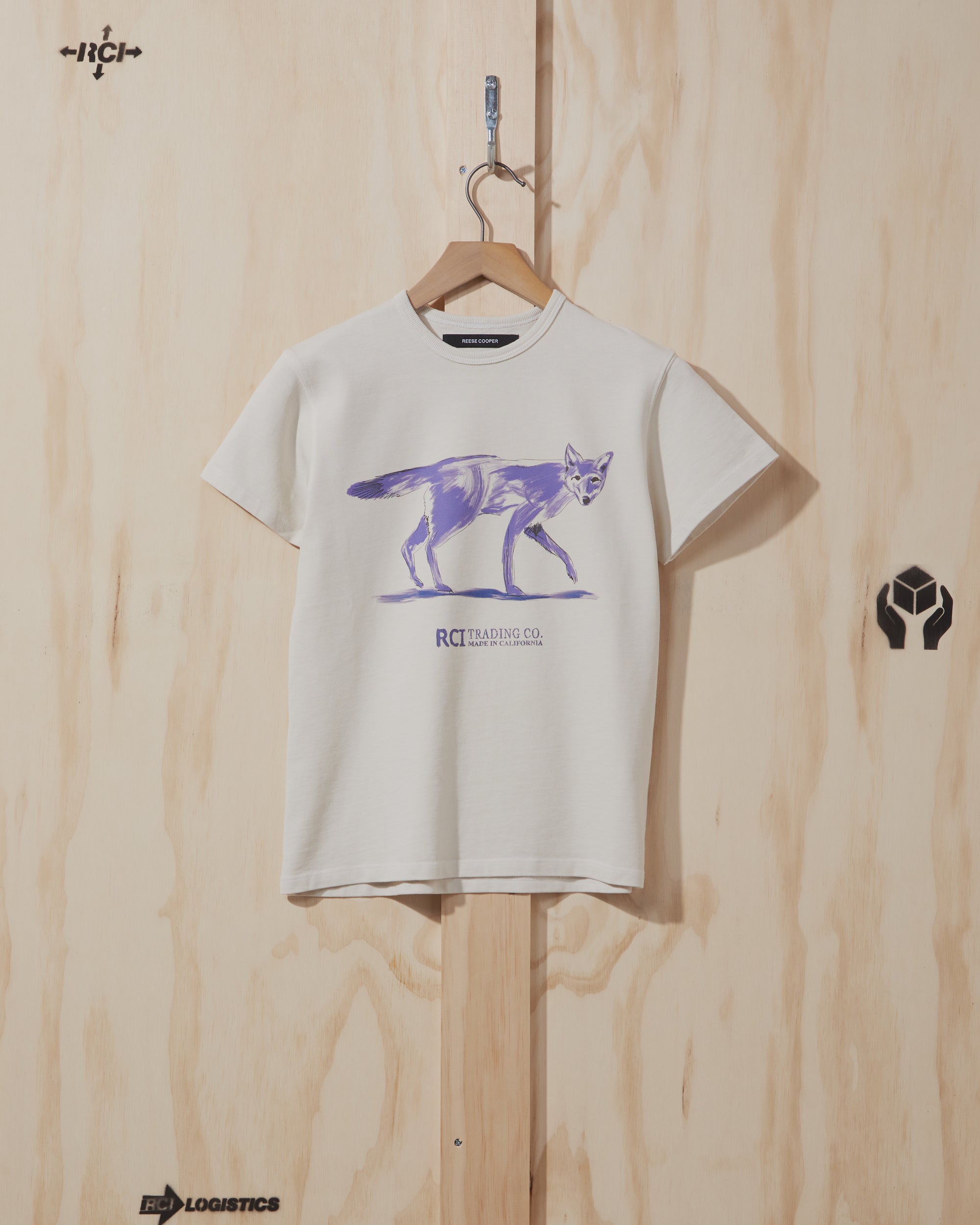 AW20 Womens Coyote T-Shirt in Vintage White