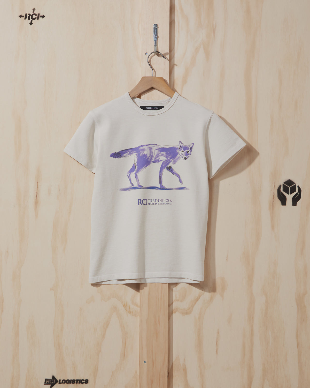 AW20 Womens Coyote T-Shirt in Vintage White