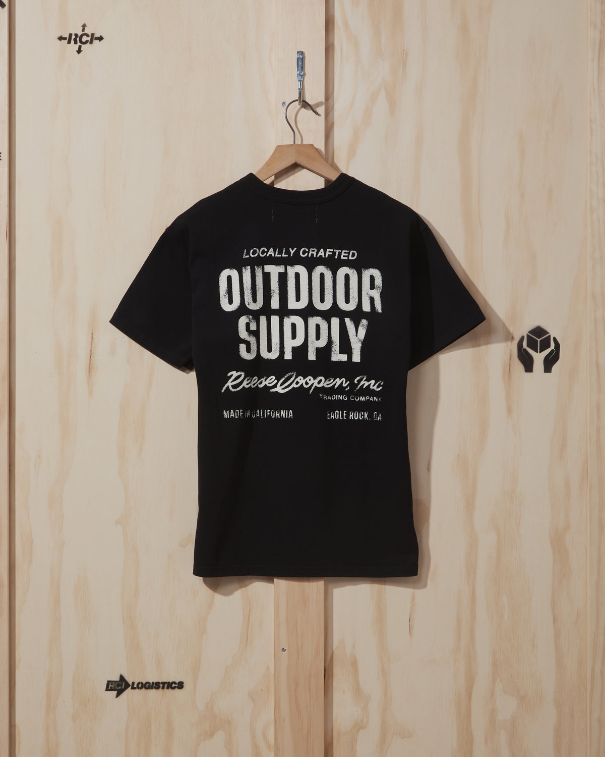 SS22 Outdoor Supply T-Shirt in Black