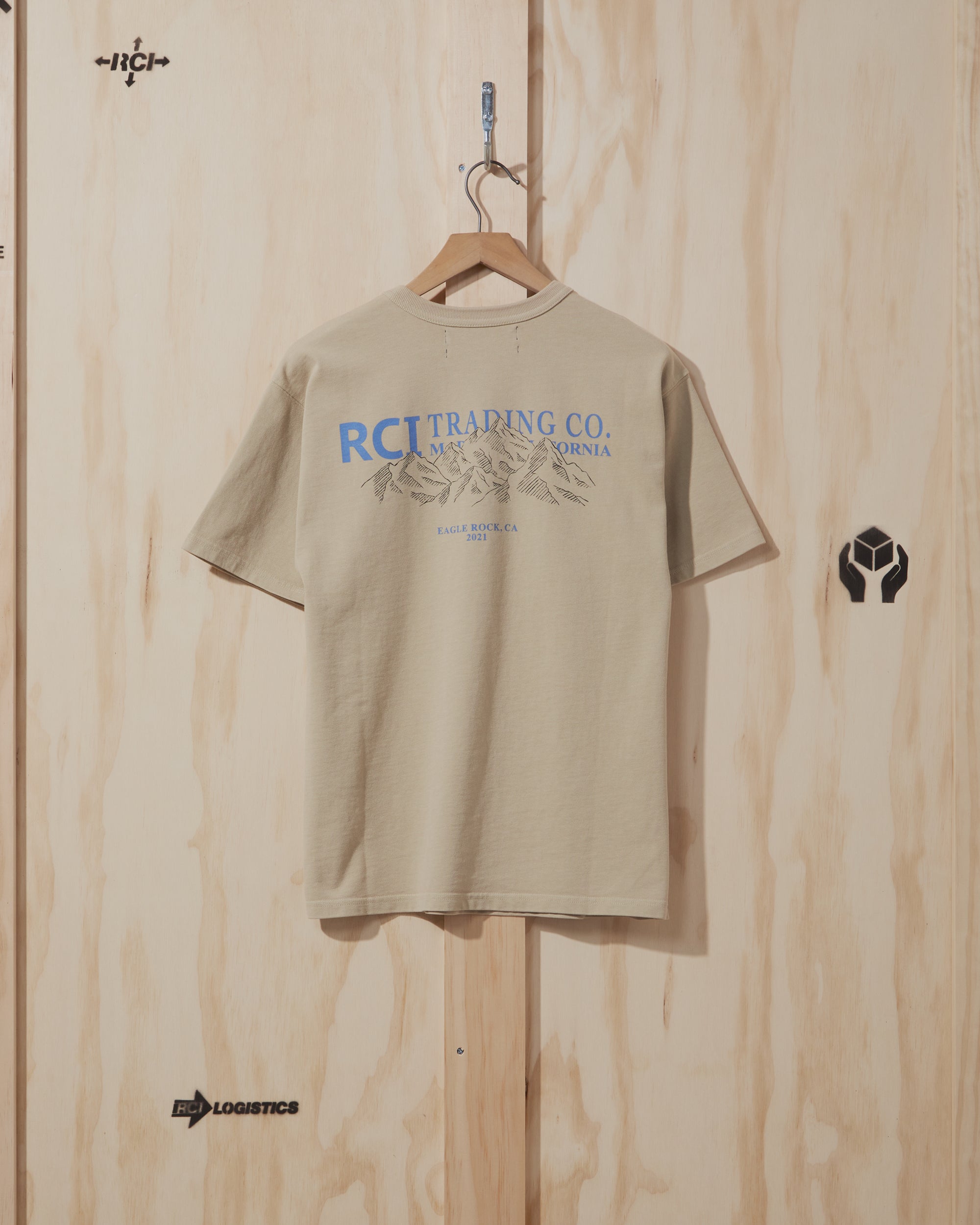 SS21 Mountain Logo T-Shirt in Khaki