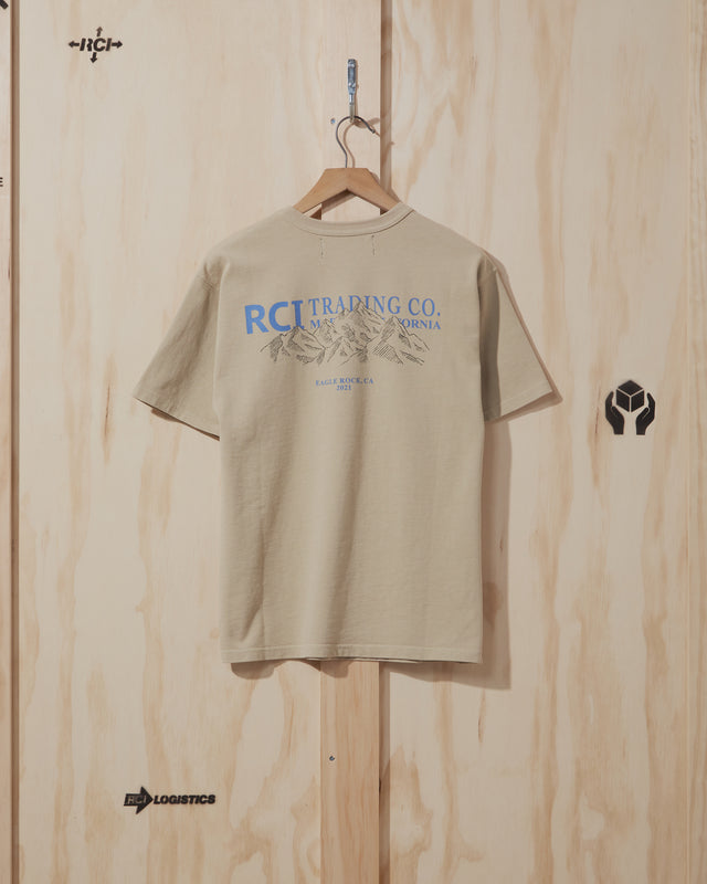 SS21 Mountain Logo T-Shirt in Khaki