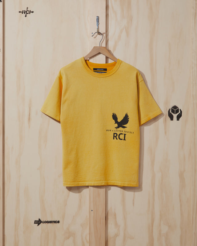 SS20 Post Office T-Shirt in Yellow